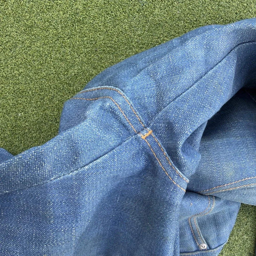 Naked & Famous Jeans Mens 33 Blue Royalcast Selvedge Denim Skinny Guy 016691
